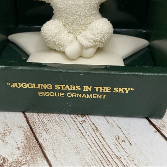 Department 56 Snowbabies Juggling Stars in the Sky Bisque Ornament - Picture 8 of 9